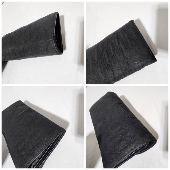 Authentic Dior Oblique Monogram Canvas Continental Wallet - Picture 6 of 13